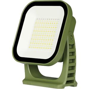 Magnetic Rechargeable Work Light with Stand, 4000LM Portable LED Light for Garage, Home, Emergency, Car Repair and Camping, 3 Color Temperatures, IP65 Waterproof