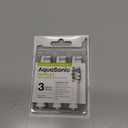 AquaSonic Proflex Replacement Brush Heads | ADA Accepted | for Whiter Teeth & Gum Care | Compatible with Many AquaSonic Toothbrush Handles (3 Pack White)