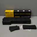 SpaceAid Bamboo Drawer Dividers with Inserts and Labels, Kitchen Adjustable Drawer Organizers, Expandable Organization for Home, Office, Dressers, 7 Dividers with 15 Inserts (17"-22" Black)