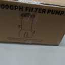 KimFilter Pro Series 1000 GPH Above Ground Pool Filter Pump, Powerful Pool Cartridge Filter Pump, Water Circulation and Filtration System -Improved Water Clean & Clarity, Pools Pumps Above Ground-Gray
