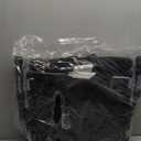 GREEN PARTY Stadium Seat for Bleachers Portable Outdoor Floor Folding Stadium Chair with Armrest, Back Support, Cup Holder, Mesh Bag and Hide Hooks (Black Grey)