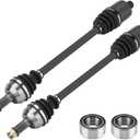 Rear Left Right CV Axle & Wheel Bearing Kit for Polaris RZR S 900/4 900 EPS/RZR Trail S 900/1000, General 1000 EPS/4 1000 EPS 2015 2016 2017 2018 2019 2020 2021 2022, only for 60 inch CV Axle