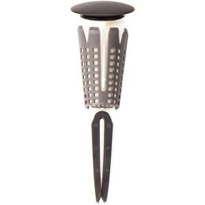 PF WaterWorks SinkSTRAIN Universal Never Clog Hair Catcher Pop-Up Stopper (Cap Diameter 1.5 inch); Oil Rubbed Bronze; PF0259