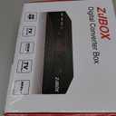 Digital TV Converter Box, ATSC Tv Tuner - ZJBOX for Analog HDTV Live 1080P with Recording&Playback,HDMI Output, Timer Setting TV Tuner Function Digital Channel Free