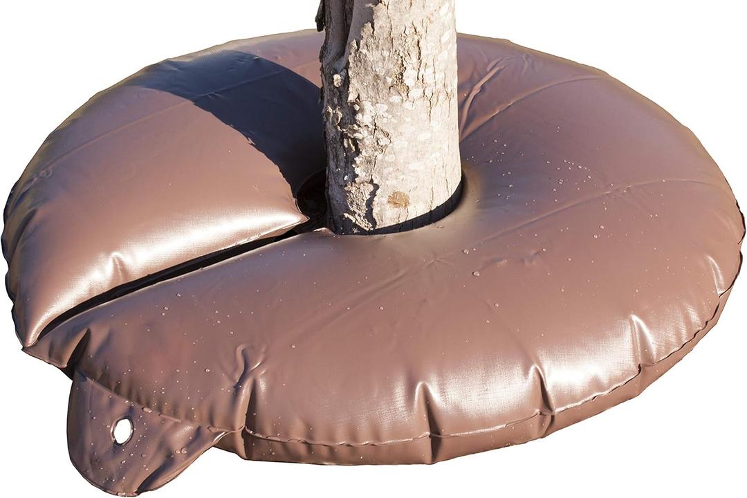 New Easy Fill Cap 15 Gallon Slow-Release Tree Watering Ring - Slow Release Watering Ring - Tree Irrigation - Plant Irrigation - Garden Irrigation - Watering Donut