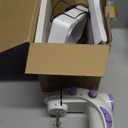 KPCB Tech Sewing Machine for Beginners [Full Set] with Finger Guard and Fabric Bundles - Mini Sewing Machine with Sewing Kits, Foot Pedal, US Adapter and Extension Table (White)