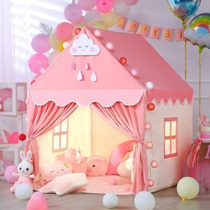 SISTICKER Kids Play Tents for Girls Large Fairy Playhouse for Kids Princess Castle Tent Gift Toys for Girl Toddler Children Play House (Pink) (Pink Tent) SISTICKER Kids Play Tents for Girls Large Fairy Playhouse for Kids Princess Castle Tent Gift Toys for Girl Toddler Children Play House (Pink) (Pink Tent)