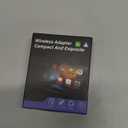 2026 Aimoon Mini Wireless CarPlay Adapter Upgrade Wired to Wireless for CarPlay & Android Auto Plug and Play Fast Auto-Reconnect Stable Control Zero Delay Car Play for iPhone iOS 10+ Android 11+