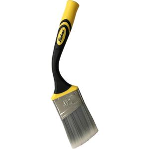 Richard 80833 Goose Neck Angular Paint Brush with Flexible Soft Grip Handle, 2-1/2" (2.5 inches)