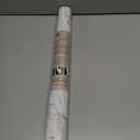 Brick Wallpaper Peel and Stick 17.71" X 236" Self Adhesive Gray Vinyl Film Contact Paper 3D Stone Stick On Waterproof Wallpapers Bathroom Bedroom Backsplash (White)