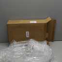 Chilled Serving Tray for Parties,15" Clear Plastic Party Platter, Appetizer Serving Tray,Shrimp Cocktail Serving Dish,Serving Trays Keep Food Cold for Shrimp, Fruits, Vegetables, Salads