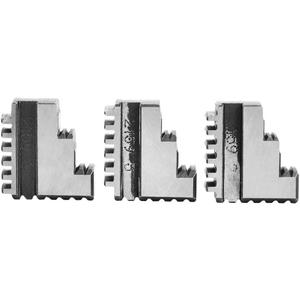 Chuck Jaw, 3 Pcs K11-100 Internal Jaw 4in Chuck 20CrMnTi High Strength Long Service life Chuck Jaw Long Service Life