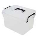 Sandmovie 2 Layers Plastic Storage Bin, Family First Aid Box, 2 Packs