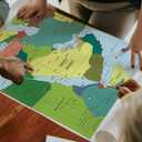 3 x Middle East CIA Map - Iraq Iran Israel Political 2003 Wall Poster - Palestine, Gaza Strip, West Bank, Lebanon War -Unframed Home Schooling Classroom (16"x19")