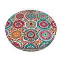 Granbey Floral Boho Stool Cover Round - Flowers Bar Stool Seat Covers Colorful Barstool Covers Slipcovers for 14 Inch Round Chair