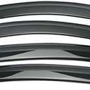 FEIDKS Tape-on Side Window Visors Deflector Rain Guards, 4pcs Set for 2011-2018 Volkswagen Jetta Out Channel Visor