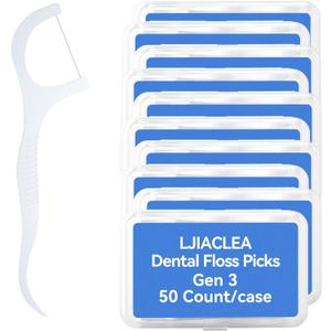 2 x LJIALCLEA Dental Floss Picks Smooth Gen5 (500 Count Gen 3)