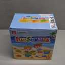 Collapsible Beach Sand Toys for Kids Toddlers, Collapsible Sand Bucket with Sifter Shovels Set with Mesh Bag and Sand Molds, Travel Beach Sandbox Toys for Boys Girls 3 4 5 6 7 8 9 10