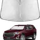 EcoNour Windshield Sunshade Compatible for Chevrolet Traverse 2018-2024 2025 2026, Sun Visor for Front Windshield & Window Sun Shade Cover, UV Heat Blocker & Protector, Car Accessories
