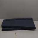 2 Pack Rubber Downspout Splash Block Rain Gutter Down Spout Drain Trays Gray