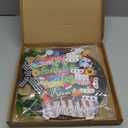 Glenmal 16 Pcs Interchangeable Seasonal Dachshund Welcome Sign Rustic Wiener Dog Front Door Wreaths Detachable Holiday Hanging Decor for Spring Summer 4th of July (Charm Black Style)