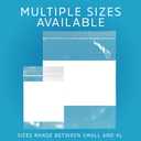 GPI - 13" x 18" - Bulk Pack of 100, 4 Mil Thick, Heavy Duty, Clear Plastic Reclosable Freezer Zip Bags, With White Block for Labeling, Strong & Durable Poly Baggies With Resealable Zipper Top Lock.