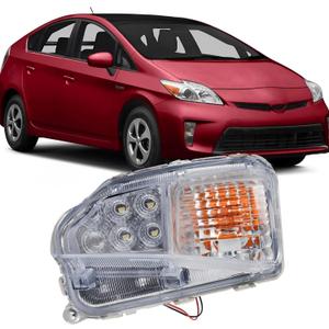 WFLNHB Fog Lights Replacement for Prius 2010-2015 DRL Fog Lights Lamp Clear Lens Right Side (Passenger Side) TO2530150 8152147060