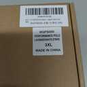 M MAELREG Golf Shirts for Men Short Sleeve Dry Fit Casual Striped Performance Moisture Wicking Collared Mens Polo Shirts (XXXL)