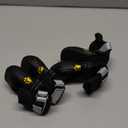 Hcpet Dog Shoes, Dog Boots & Paw Protectors for Winter Snowy Days, Rainy Weather, Outdoor Anti-Slip Sole Dog Booties for Hardwood Floor Black-Leg 3 (#3 (Width 1.77 inch) for 31-38 lbs)