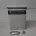 Architectural Mailboxes Designer Galvanized Steel, Locking Wall Mount Mailbox, White with Satin Nickel
