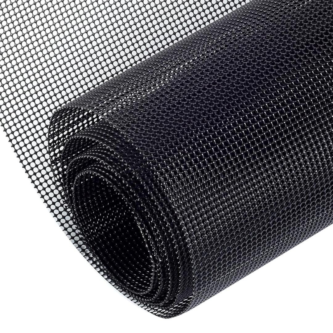 PVC Coated Stainless Steel Mesh Screen, 304 Stainless Steel Mesh Screen 43.3in x 13inch(110cm x 33cm) Steel Woven Wire Mesh for Vent, Cage, Cabinets Mesh, Garden Screen Hole Size 1mm