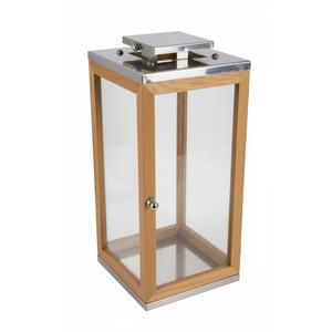 HD 16IN METAL/WOOD LANTERN