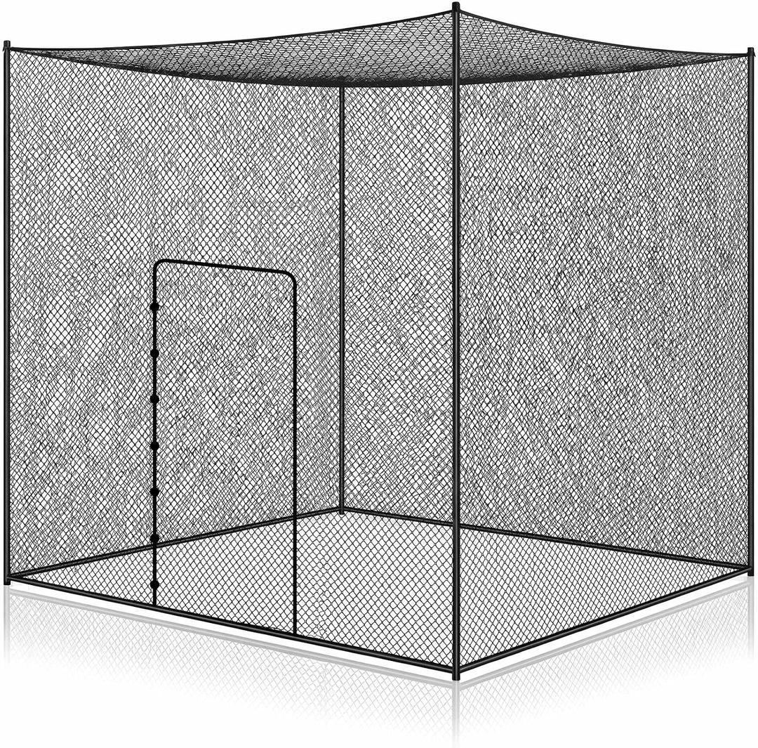 Syhood Baseball Batting Cage Net for Backyard NET ONLY, 10 x 10 x 10 ft