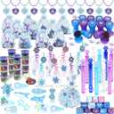 Frozen Party Favors, Snowflake Princess Theme Birthday Supplies Set 170PCS - With Various Party Toys Goodie Bag Stuffers, Piata Filling Perfect for Winter Party Decorations for Girls