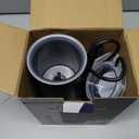 SIMPLETASTE Milk Frother, 4-in-1 Electric Milk Steamer with LED Touch Screen, Automatic Warm and Cold Foam Maker and Milk Warmer for Latte, Cappuccinos, Macchiato (Navy Blue)