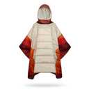 hotkoko Camping Blanket, Poncho Wearable Hoodie Blankets Outdoor Waterproof Windproof Warm Durable & Portable for Stadium, Concerts, Car,Travel, Beach, Picnic, Grass,75 * 52 inch