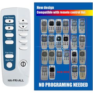 Replacement for Frigidaire Air Conditioner Remote Control Listed in The Picture