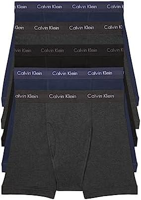 Calvin Klein Men's Cotton Classics 5-Pack Boxer Brief Size L