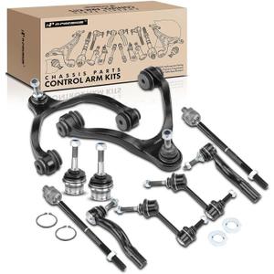 A-Premium 10Pcs Front Suspension Kit, Upper Control Arm, Lower Ball Joint