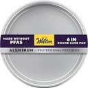 Wilton Aluminum Round Cake Pan, Classic Bakeware for Small Cakes, Durable, Even Heating, Rust-Resistant, Professional Quality, 6 in