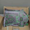 6 Pack Light Up Halloween Tombstones Decoration, 16.5"x11" Spooky Graveyard Decor for Outdoor Yard Parties, Waterproof Plastic Grave Markers with 12 Stakes for Cemetery Lawn Displays