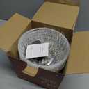 Ollny Christmas Lights Outdoor 4Pack 7.87inch, Warm White 200 LED Ball Light with Plug in Remote, 8 Modes IP67 Waterproof Connectable Sphere Tree Lights for Indoor House Yard Garage Decorations