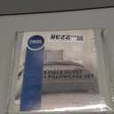 Nestl Light Grey Duvet Cover King Size - Soft Double Brushed King Duvet Cover Set, 3 Piece, with Button Closure, 1 Duvet Cover 104x90 inches and 2 Pillow Shams