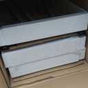 4 Pack Expandable Pull Out Cabinet Organizer 21"Deep With Raising Pad for Framed Cabinets,Upgrade 3 Slide Rails Slide Out Drawers,No Drill Roll Out Shelves,Adjustable Width 12.1"-20.4" White