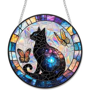 Sun Catchers Indoor Window, Acrylic Rainbow Suncatcher Window Hanging Decoration for Living Room Bedroom Summer Home Balcony Ornaments Decoration