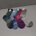Anlisim Merino Wool Hiking Socks for Women Thermal Winter Warm Thick Work Cushion Gifts Socks 5 Pairs Stocking Stuffers(Tie-dye, M)