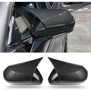 Side Mirror Cover Cap Rear View Mirror Cover Caps Compatible with Toyota Camry 2018-2024 (Carbon Fiber Style)