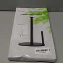 Black Paper Towel Holder, Countertop Paper Towel Holder, Steady Paper Roll Holder, Weighted Paper Towel Stand for Kitchen Bathroom