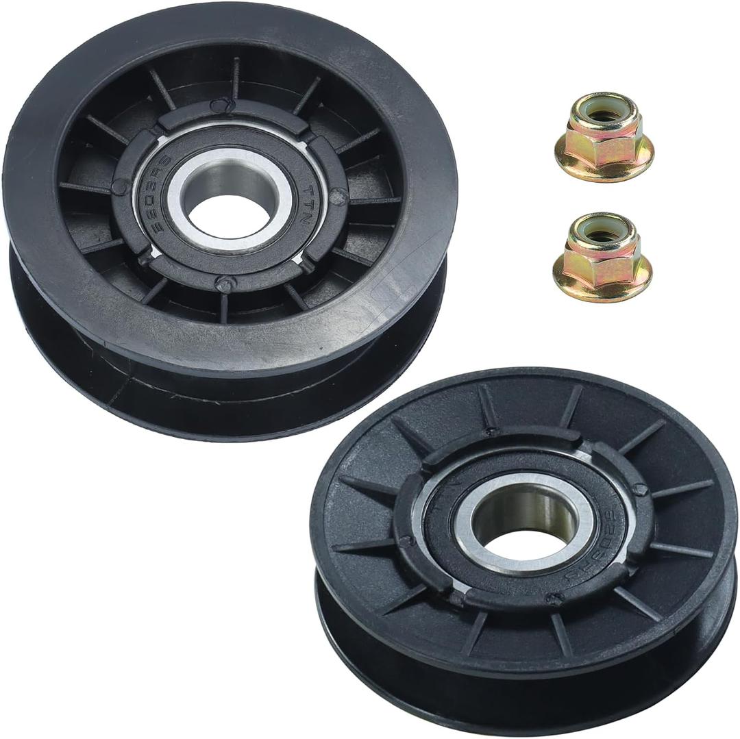 GX20286 and GX20287 Idler Pulleys Replace GX20287 Idler Pulley John Deere GX20287 John Deere GX20286 Idler pulley John Deere 690409MA AUC20393 for D110 D140 L120 L130 LA115 LA130 LA145 Tractor