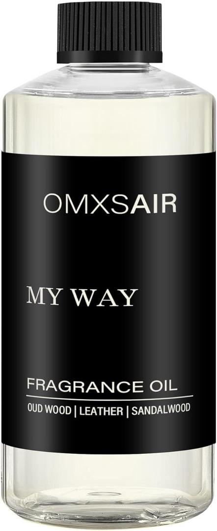My Way Hotel Diffuser Oil & waterless Diffuser Essential Oil Home & Office Luxury Scents 500ml - Comforting Sandalwood, Cedarwood & Iris - Aromatherapy Oil Blends Premium Fragrance Oils for Diffuser
